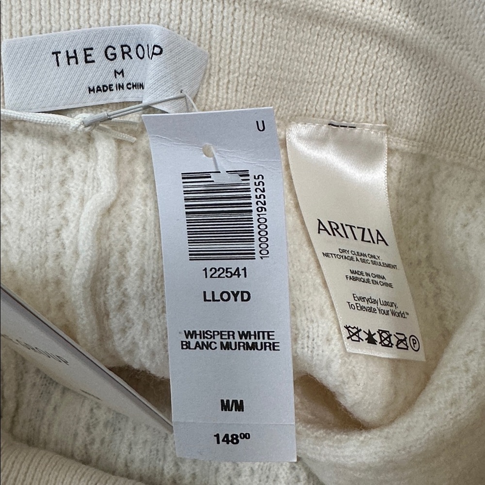 💕 ARITZIA The Group Lloyd Extra Fine Marino Wool Set Size S\M - Picture 8 of 11